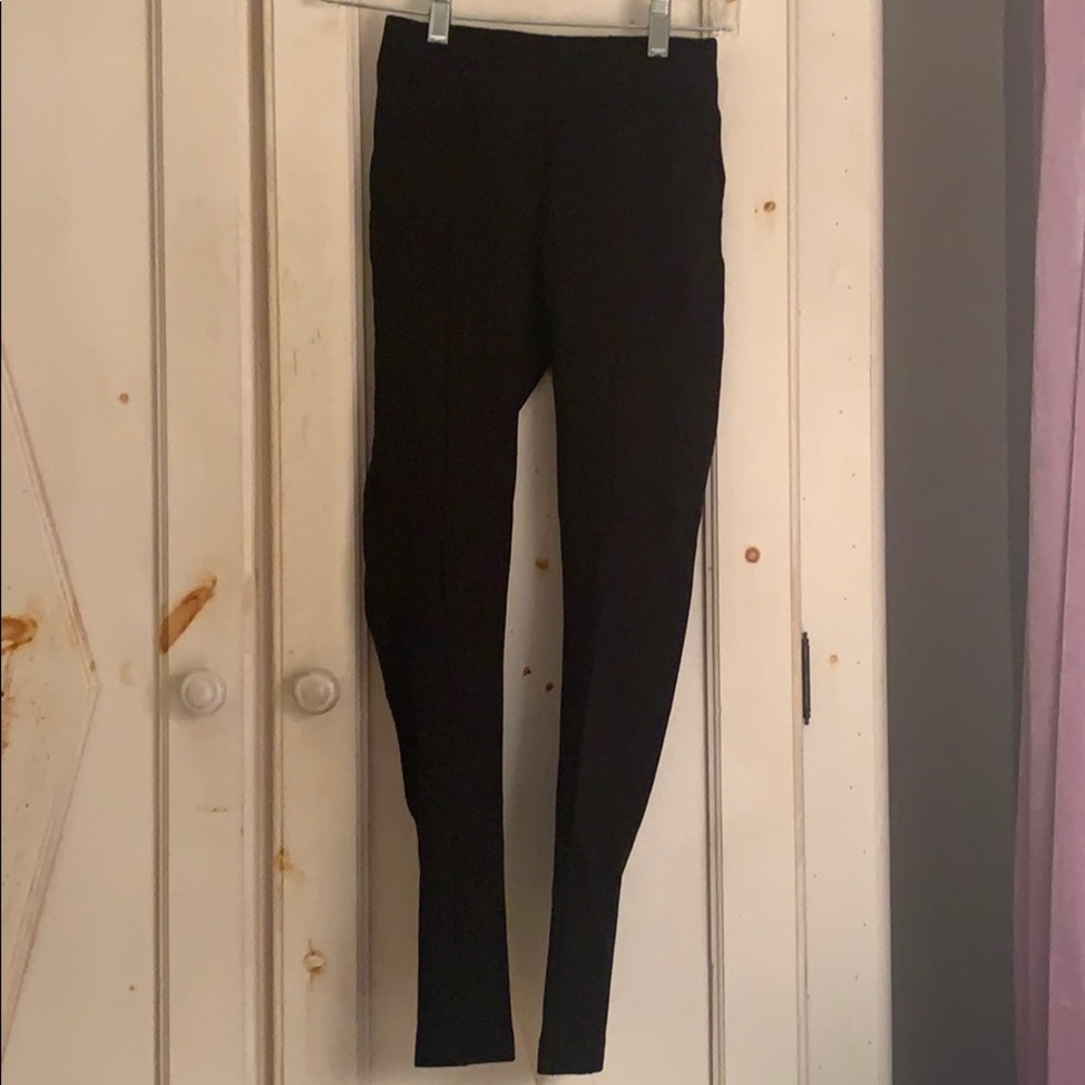Lilly Pulitzer Structured Black Leggings XS